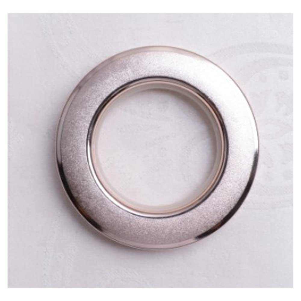 80pcs/Bag Curtain Accessories Ring Plastic Curtain Eyelets and Rings Clips Grommets for Curtains-Rose Gold