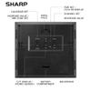 Sharp Atomic Clock - Atomic Accuracy - Never Needs Setting! -Silver Tech Style - Jumbo 3" Easy to Read Numbers - Indoor/Outdoor Temperature Display with Wireless Outdoor Sensor - Easy Set-Up! view 4