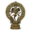 Dancing Shiva Nataraja Statue - Large 22 inches Gold Brass Natraj Idol - Hindu Lord Shiva Murti for Altar Outdoor Yoga Studio - Religious Home Temple Pooja Decoration Spiritual Housewarming Sculpture view 1