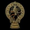 Dancing Shiva Nataraja Statue - Large 22 inches Gold Brass Natraj Idol - Hindu Lord Shiva Murti for Altar Outdoor Yoga Studio - Religious Home Temple Pooja Decoration Spiritual Housewarming Sculpture view 3
