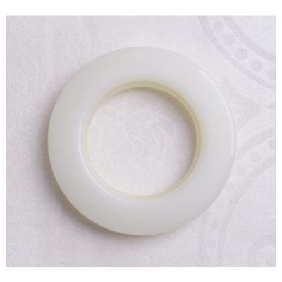 80pcs/Bag Curtain Accessories Ring Plastic Curtain Eyelets and Rings Clips Grommets for Curtains-White