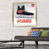 Trends International NHL Calgary Flames - Drip Skate 21 Wall Poster, 22.375" x 34", Gold Framed Version view 2