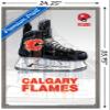 Trends International NHL Calgary Flames - Drip Skate 21 Wall Poster, 22.375" x 34", Barnwood Framed Version view 3