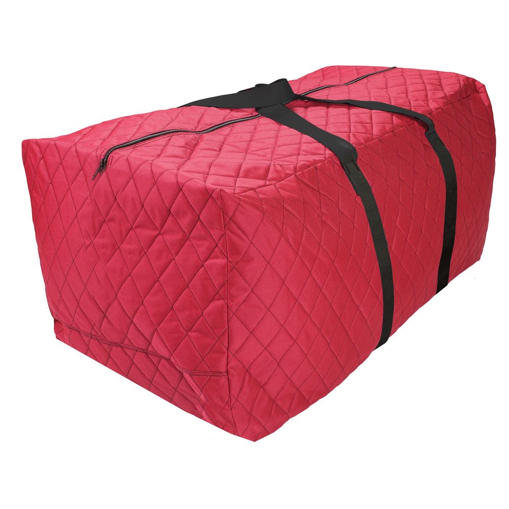 Northlight Quilted Christmas Holiday Storage Bag, 21.75", Red