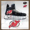 Trends International NHL New Jersey Devils - Drip Skate 21 Wall Poster, 22.375" x 34", Bronze Framed Version view 1