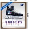 Trends International NHL New York Rangers - Drip Skate 21 Wall Poster, 14.725" x 22.375", Bronze Framed Version view 3