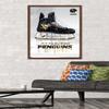 Trends International NHL Pittsburgh Penguins - Drip Skate 21 Wall Poster, 22.375" x 34", Mahogany Framed Version view 2