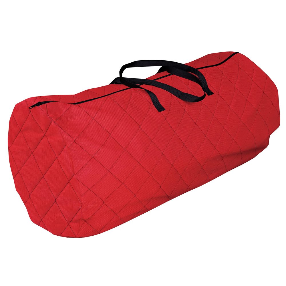 Northlight Quilted Multi-Use Large Holiday Storage Bag, 15", Red