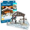 Creative Kids Snow Paper Snowy Nativity Scene Set with Paper Sheets Turn to Snow, White view 1