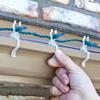 Bucket of 300 Clear Outdoor Universal Christmas Light Clips view 3