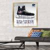 Trends International NHL Columbus Blue Jackets - Drip Skate 21 Wall Poster, 22.375" x 34", Gold Framed Version view 2