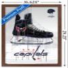 Trends International NHL Washington Capitals - Drip Skate 21 Wall Poster, 14.725" x 22.375", Mahogany Framed Version view 3