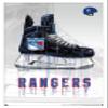 Trends International NHL New York Rangers - Drip Skate 21 Wall Poster, 14.725" x 22.375", White Framed Version view 1