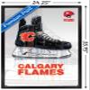 Trends International NHL Calgary Flames - Drip Skate 21 Wall Poster, 22.375" x 34", Black Framed Version view 3