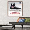 Trends International NHL Florida Panthers - Drip Skate 21 Wall Poster, 22.375" x 34", Mahogany Framed Version view 2