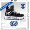 Trends International NHL Tampa Bay Lightning - Drip Skate 21 Wall Poster, 22.375" x 34", White Framed Version view 3