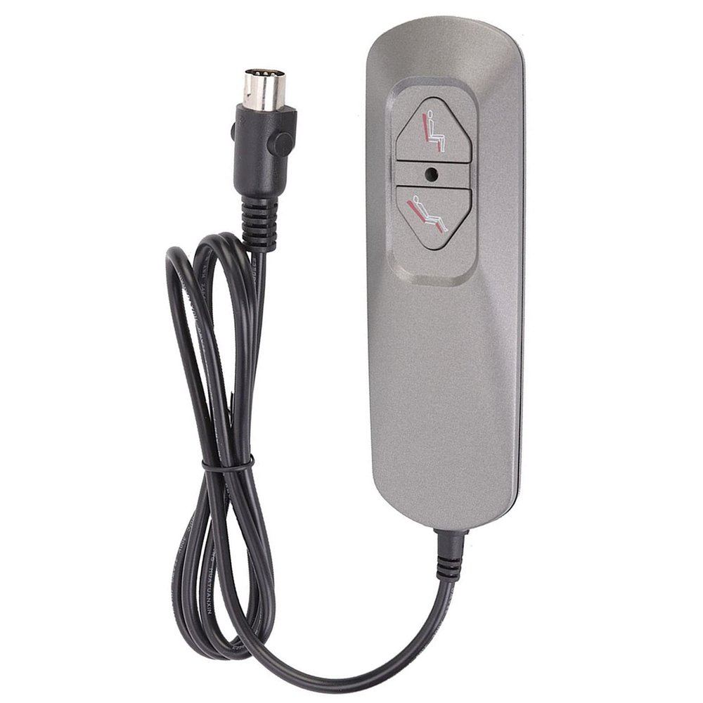 2 Buttons Electric Sofa Controller, Chair Electric Remote Control, 5V 1.8m Power Recliner Replacement Controller, Electric Sofa Hand Remote Control