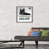 Trends International NHL San Jose Sharks - Drip Skate 21 Wall Poster, 14.725" x 22.375", Barnwood Framed Version view 2