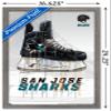 Trends International NHL San Jose Sharks - Drip Skate 21 Wall Poster, 14.725" x 22.375", Barnwood Framed Version view 3