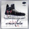 Trends International NHL Washington Capitals - Drip Skate 21 Wall Poster, 14.725" x 22.375", Silver Framed Version view 1