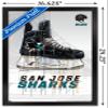 Trends International NHL San Jose Sharks - Drip Skate 21 Wall Poster, 14.725" x 22.375", Black Framed Version view 3