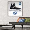Trends International NHL Tampa Bay Lightning - Drip Skate 21 Wall Poster, 22.375" x 34", Barnwood Framed Version view 2