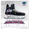 Trends International NHL Colorado Avalanche - Drip Skate 21 Wall Poster, 22.375" x 34", White Framed Version view 1