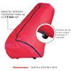 Northlight Rolling Christmas Storage Bag for Trees Up to 7.5ft, 15.5", Red view 4