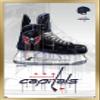 Trends International NHL Washington Capitals - Drip Skate 21 Wall Poster, 14.725" x 22.375", Gold Framed Version view 1