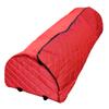 Red Quilted Rolling Christmas Tree Storage Bag for Trees Up to 12ft view 1