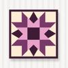 BARN Quilt Block Outdoor Square BQ036-02 | 6 Sizes | Outside Pattern | Wall Art | Yard Art | Barn Quilt Sign | Farm Quilt Design (23.5" x 23.5" 1 Sided) view 1