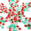 PMLAND 290+ Pcs Acrylic Snowflakes, Christmas Color Table Scatter Decor view 1