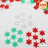 PMLAND 290+ Pcs Acrylic Snowflakes, Christmas Color Table Scatter Decor view 3