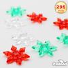 PMLAND 290+ Pcs Acrylic Snowflakes, Christmas Color Table Scatter Decor view 4