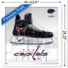 Trends International NHL Washington Capitals - Drip Skate 21 Wall Poster, 14.725" x 22.375", White Framed Version view 3