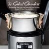 AROMA Select Stainless Rice Cooker, 4-Cup (Uncooked) / 8-Cup (Cooked), Stainless Steel Inner Pot, Multicooker, Steamer, 2 Qt, Stainless Steel, ARC-914SBDS view 4