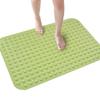 XXIOJUN-Shower Mat Non-Slip Bath Mat with Suction Cup, Quick Drainage Used in Showers, Spas, Saunas, Bathroom (Color : Green, Size : 80X120cm) view 1