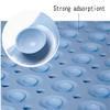 XXIOJUN-Shower Mat Non-Slip Bath Mat with Suction Cup, Quick Drainage Used in Showers, Spas, Saunas, Bathroom (Color : Green, Size : 80X120cm) view 4