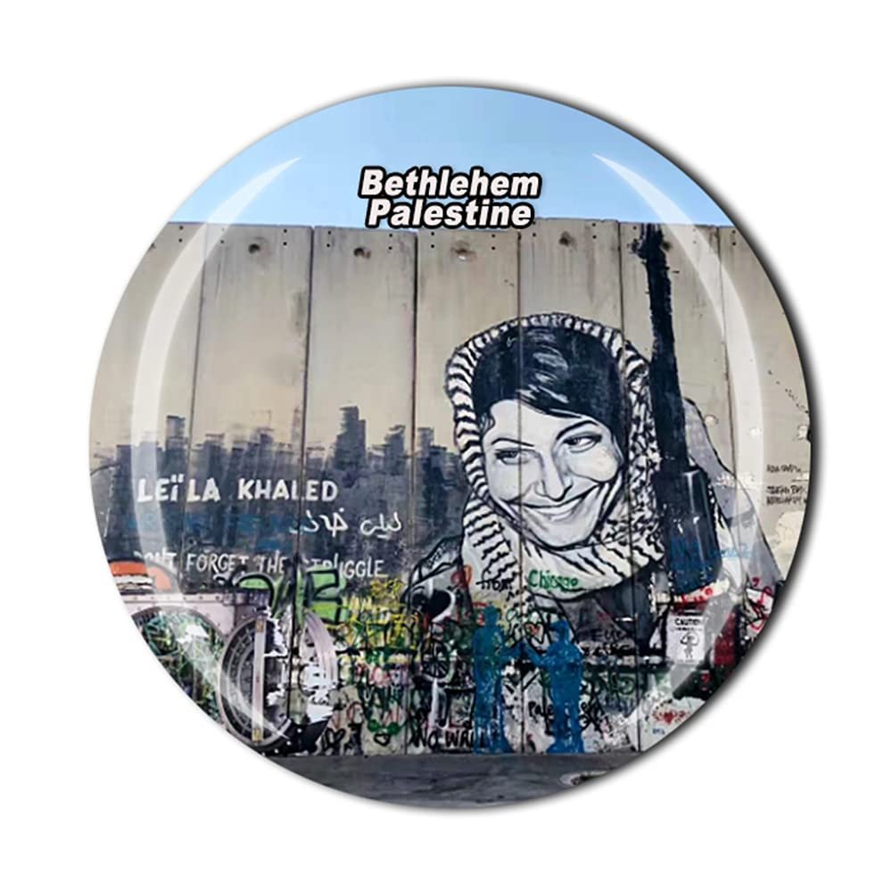 Bethlehem Palestine Fridge Magnet Crystal Tourist Souvenir Gift Collection Refrigerator Magnetic Sticker