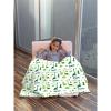ARNOVIC Cute Dinosaur Blanket, Cute Animal Gift for Women Men Girl Boy Birthday,Lightweight Soft Worm Cozy Flannel Throw for Bedding Sofa Couch 90"x120" Oversized King for Family - XL view 4