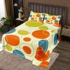 3 Piece Colorful Circle Quilt Bedding Set Women Aldult Lightweight Bedding Retro Abstract Bedspread Set Green Dots Bedspread Coverlet Soft Microfiber Home Quilt Set for King Bed All Season view 1