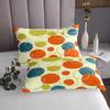 3 Piece Colorful Circle Quilt Bedding Set Women Aldult Lightweight Bedding Retro Abstract Bedspread Set Green Dots Bedspread Coverlet Soft Microfiber Home Quilt Set for King Bed All Season view 3