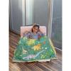 ARNOVIC Dinosaur Stegosaurus Brontosaurus Triceratops Blanket, Cute Animal Gift for Women Men Girl Boy Birthday,Lightweight Soft Worm Cozy Flannel Throw 90"x120" Oversized King for Family - XL view 4