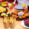 200 Pcs Disposable French Fries Holder 14 oz Take out Party Baking Supplies Waffle Paper Popcorn Sandwich Ice Cream Holder Cup Kraft Paper Container for Wedding Party Food Cones (brown, 200 Pieces) view 4