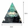 ZTBH Crystal Pyramid Orgonite Pyramid Obsidian Green Malachite Crystal Healing Crystals view 3