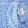 Riyueyi Chunky Knit Blanket Throw Handmade Premium Chenille Yarn Large Cable Knit Throw Blanket for Couch & Bed Fall Decor Large Soft Comfy Cable Blankets & Throws,Red,100x100cm/39x39in view 4