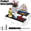 Display Racks for Craft Shows 2 Packs Tiered Display Stand Riser, 2 Tiers view 2