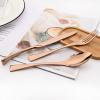 Snplowum 24-Piece Copper Flatware, Mirror 18/10 Stainless Steel Modern & Luxury Dinnerware Set With Serrated Steak Knife Teaspoon For Daily Use or Dinner Party Restaurant - Service For 4 view 2