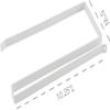 WHLMYH Toilet Paper Holder Roll Holder,White Sliding Undershelf Kitchen Paper Towel Holder, Under-Shelf Hanger view 2