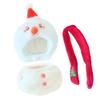 niannyyhouse Snowman Clothes 7.8in/20cm Plush Doll Clothes Hat + Coat + Scarf 2-Piece Set view 1